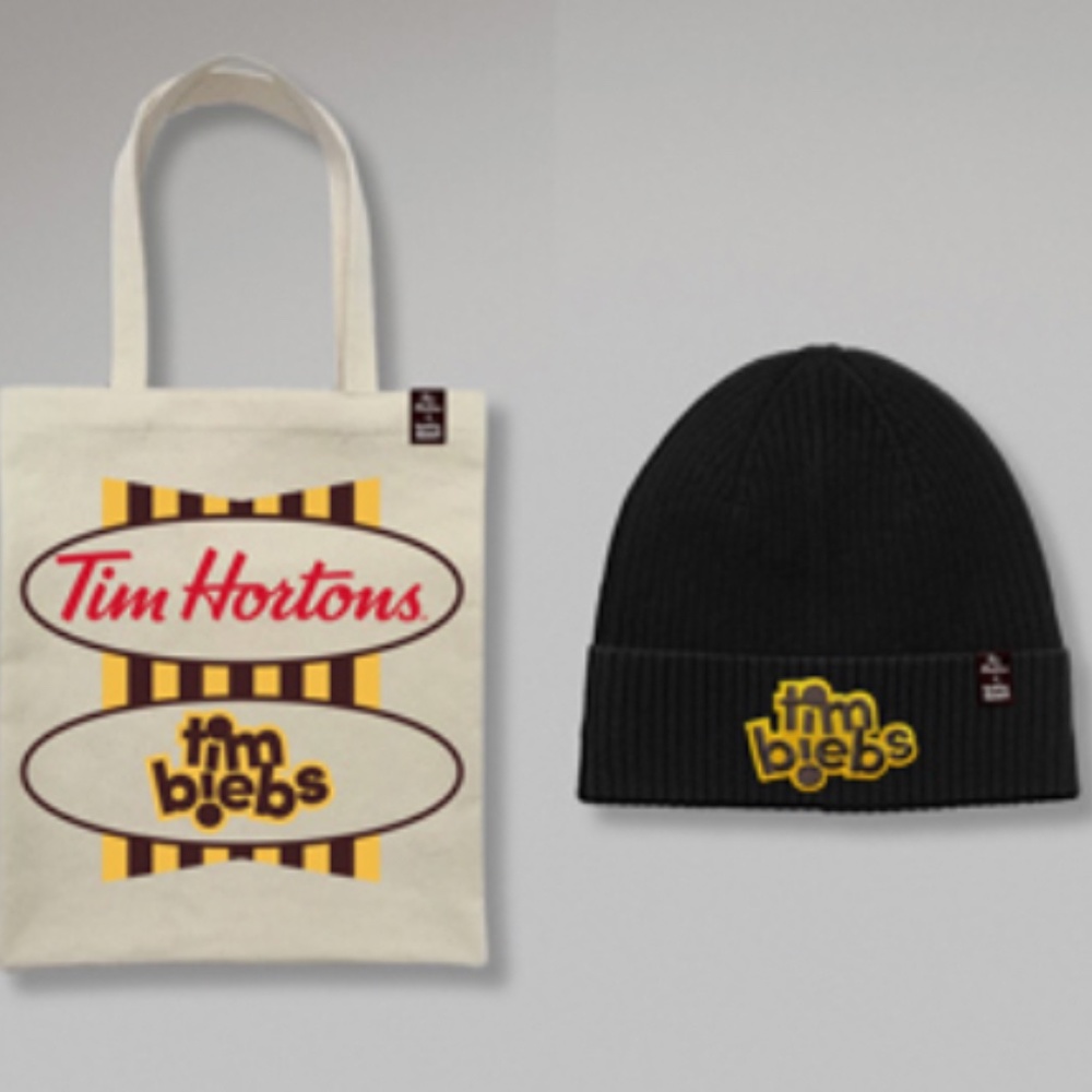 Tim Hortons x Justin Bieber Merch